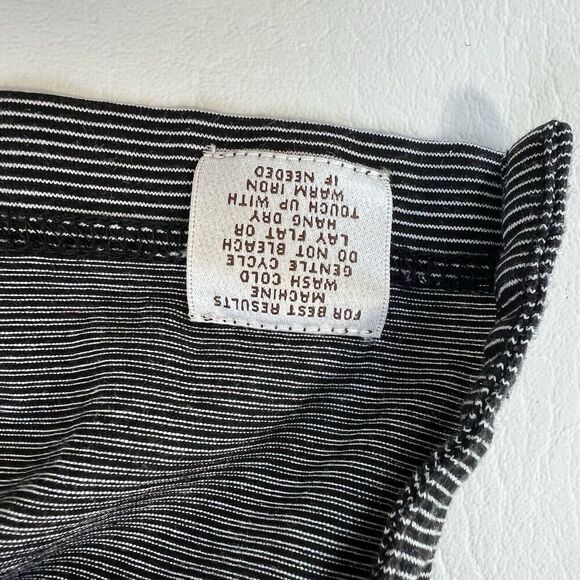 Peter Millar Mens Shirt Large Black White Stripe Pullover Polo Shirt Pink Button - Picture 3 of 8